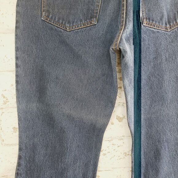 VTG JORDACHE WOMENS WIDE LEG JEANS Retro Denim Long Jeans Tall SZ 13/14 - Picture 6 of 13